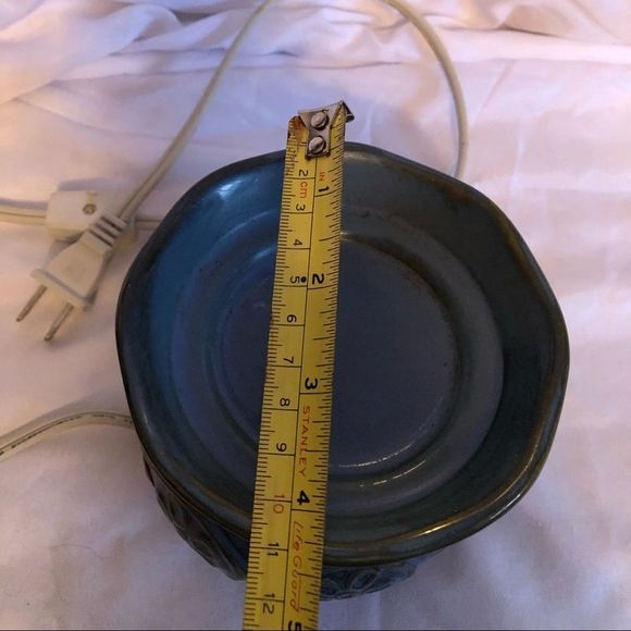 VINTAGE blue candle warmer - Picture 6 of 7